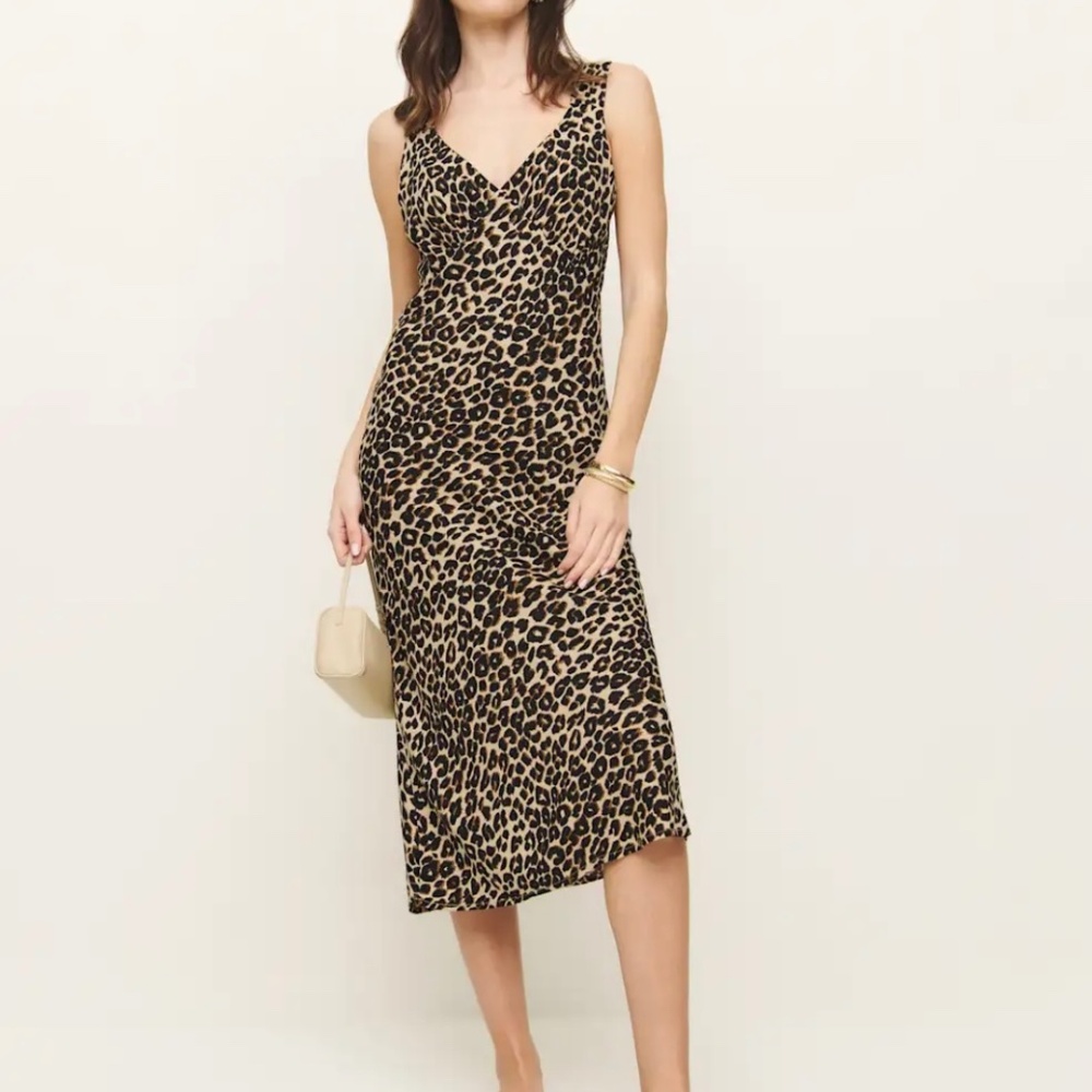 Reformation Beauden Dress in Leo NWT - XL